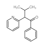 3-methyl-1-phenyl-2-pyridin-2-yl-butan-1-one structure