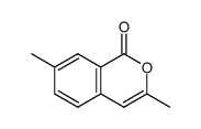 3,7-dimethyl-1H-isochromen-1-one Structure