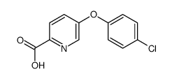 5-(4-chlorophenoxy)pyridine-2-carboxylic acid Structure
