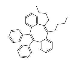 11,12-dibutyl-5,6-diphenyldibenzo[2,1-a:2',1'-f][8]annulene结构式