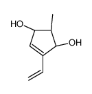 (1R,2S,3R)-4-ethenyl-2-methylcyclopent-4-ene-1,3-diol结构式