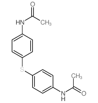 Acetamide,N,N'-(thiodi-4,1-phenylene)bis- structure