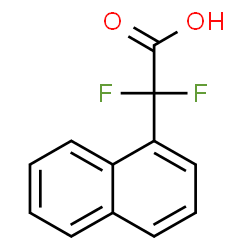 alpha,alpha-Difluoro-1-naphthaleneacetic Acid Structure