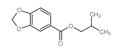 2-methylpropyl 1,3-benzodioxole-5-carboxylate结构式