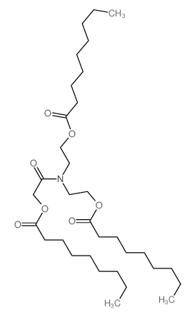 Nonanoic acid,[[[(1-oxononyl)oxy]acetyl]imino]di-2,1-ethanediyl ester (9CI)结构式