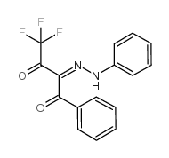 4,4,4-trifluoro-1-phenyl-2-(phenylhydrazono)butane-1,3-dione Structure