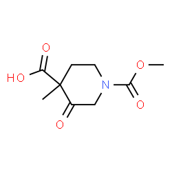 4-ETHYL 1-METHYL-3-OXOPIPERIDINE-1,4-DICARBOXYLATE) Structure