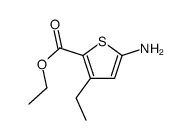 2-Thiophenecarboxylicacid,5-amino-3-ethyl-,ethylester(9CI)结构式