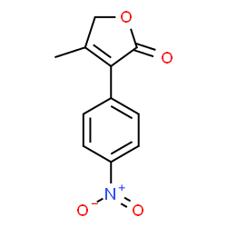 4-Methyl-3-(4-nitrophenyl)-2(5H)-furanone structure