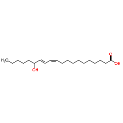 (11Z)-15-hydroxyicosa-11,13-dienoic acid结构式