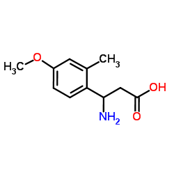 Benzenepropanoic acid, ba-amino-4-methoxy-2-methyl- (9CI)结构式