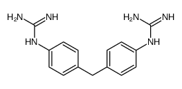 2,2'-[Methylenebis(p-phenylene)]bis(guanidine)结构式
