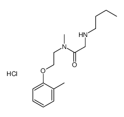 butyl-[2-[methyl-[2-(2-methylphenoxy)ethyl]amino]-2-oxoethyl]azanium,chloride结构式