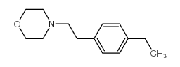 Morpholine, 4-[2-(4-ethylphenyl)ethyl]- (9CI) structure