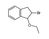 ethyl-(2-bromo-indan-1-yl)-ether Structure