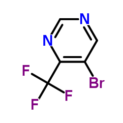 5-Bromo-4-(trifluoromethyl)pyrimidine structure