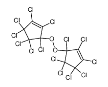 5,5'-peroxybis(1,2,3,3,4,4,5-heptachlorocyclopent-1-ene) Structure