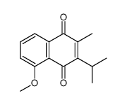 5-methoxy-2-methyl-3-propan-2-ylnaphthalene-1,4-dione Structure