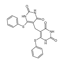 5,5'-methylenebis(6-phenylthiouracil)结构式
