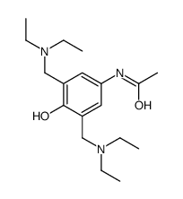 N-[3,5-Bis[(diethylamino)Methyl]-4-hydroxyphenyl]acetamide structure