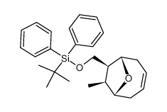(1R,6S,7S,8R)-7-(tert-butyldiphenylsilyloxy)methyl-8-methyl-9-oxabicyclo[4.2.1]non-3-ene Structure