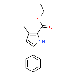 Ethyl 3-methyl-5-phenyl-1H-pyrrole-2-carboxylate Structure