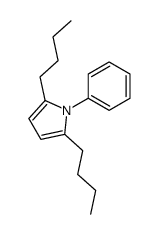 2,5-dibutyl-1-phenylpyrrole结构式