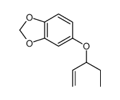 5-pent-1-en-3-yloxy-1,3-benzodioxole Structure