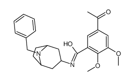 5-acetyl-N-(8-benzyl-8-azabicyclo[3.2.1]oct-3-yl)-2,3-dimethoxy-benzam ide Structure