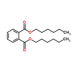 Dihexyl phthalate structure