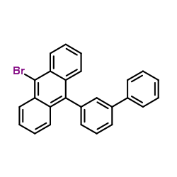 9-([1,1'-Biphenyl]-3-yl)-10-bromoanthracene structure