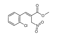 methyl (E)-3-(2-chlorophenyl)-2-(nitromethyl)acrylate Structure