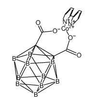 (2,2'-bipyridine)(o-carbaborane-1,2-dicarboxylato)cobalt结构式