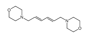 4,4'-(hexa-2,4-diene-1,6-diyl)bismorpholine结构式