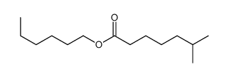 hexyl 6-methylheptanoate Structure