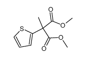dimethyl α-methyl α-(2-thienyl)malonate Structure