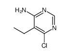 6-chloro-5-ethylpyrimidin-4-ylamine结构式