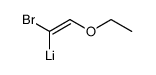 (E)-1-bromo-2-ethoxyvinyllithium结构式