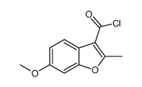 6-methoxy-2-methylbenzofuran-3-carbonyl chloride Structure