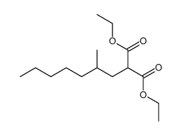 (2-methyl-heptyl)-malonic acid diethyl ester Structure