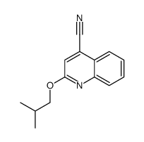 Cinchoninonitrile,2-isobutoxy- (4CI)结构式