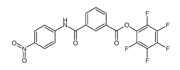 pentafluorophenyl-3-[(4-nitrophenyl)carbamoyl] benzoate Structure