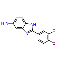 2-(3,4-Dichlorophenyl)-1H-benzimidazol-5-amine结构式