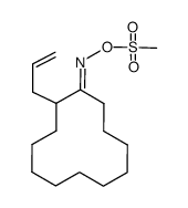 2-allylcyclododecan-1-oneO-methylsulfonyl oxime结构式