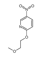 2-(2-methoxy-ethoxy)-5-nitro-pyridine structure