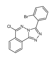 6-chloro-3-(2-bromo-phenyl)-[1,2,4]triazolo[3,4-a]phthalazine Structure