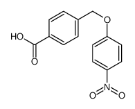 4-[(4-nitrophenoxy)methyl]benzoic acid structure