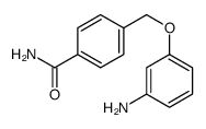 4-[(3-aminophenoxy)methyl]benzamide Structure