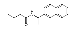 N-((S)-1-Naphthalen-2-yl-ethyl)-butyramide结构式