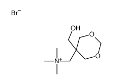 [5-(hydroxymethyl)-1,3-dioxan-5-yl]methyl-trimethylazanium,bromide Structure